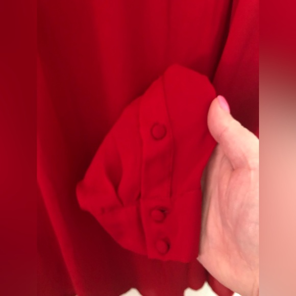 Torrid sz 5 red blouse NWT - Picture 9 of 9